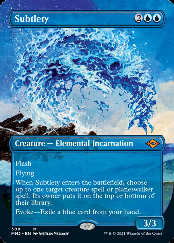 Subtlety (Borderless Alternate Art) [Modern Horizons 2] | Dragon's Lair Comics and Fantasy Houston TX