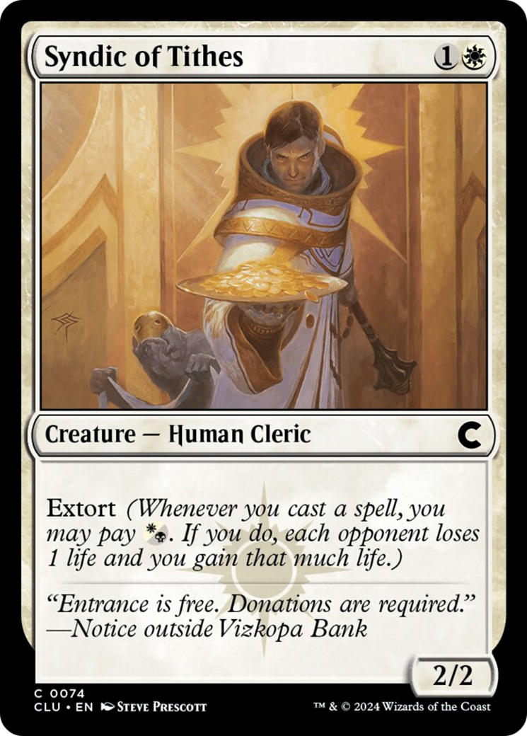 Syndic of Tithes [Ravnica: Clue Edition] | Dragon's Lair Comics and Fantasy Houston TX