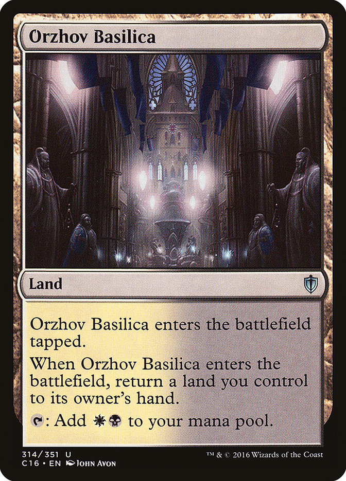 Orzhov Basilica [Commander 2016] | Dragon's Lair Comics and Fantasy Houston TX
