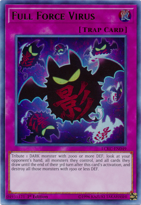 Full Force Virus [LCKC-EN049] Ultra Rare | Dragon's Lair Comics and Fantasy Houston TX