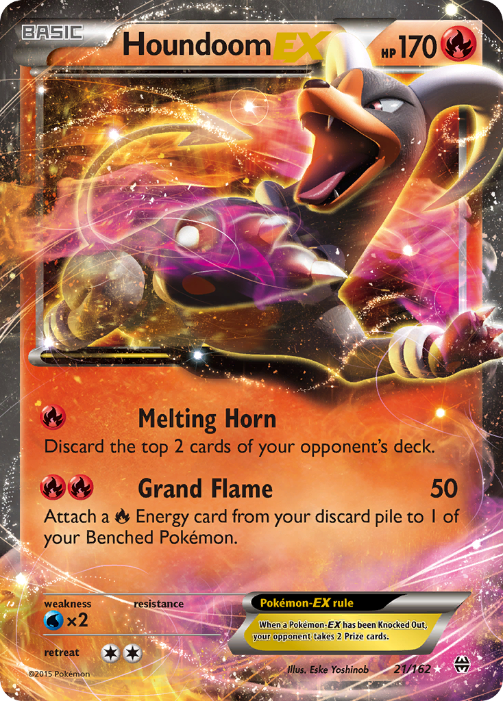 Houndoom EX (21/162) [XY: BREAKthrough] | Dragon's Lair Comics and Fantasy Houston TX