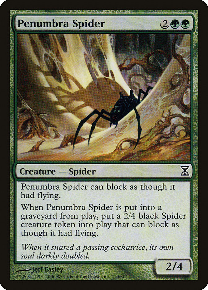 Penumbra Spider [Time Spiral] | Dragon's Lair Comics and Fantasy Houston TX