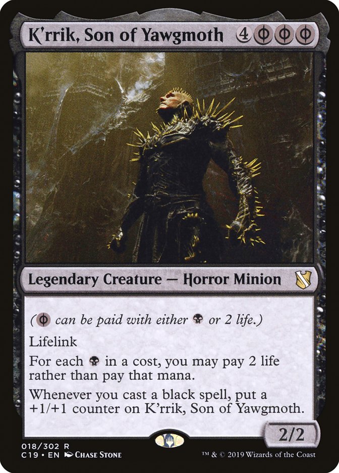 K'rrik, Son of Yawgmoth [Commander 2019] | Dragon's Lair Comics and Fantasy Houston TX
