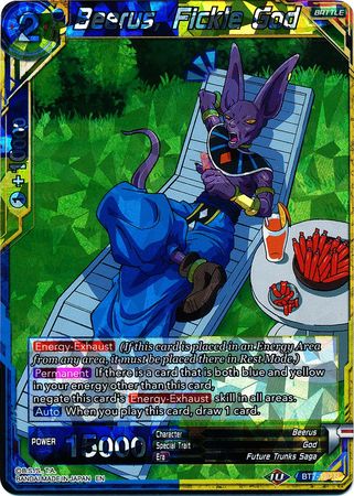 Beerus, Fickle God (BT7-120) [Assault of the Saiyans] | Dragon's Lair Comics and Fantasy Houston TX