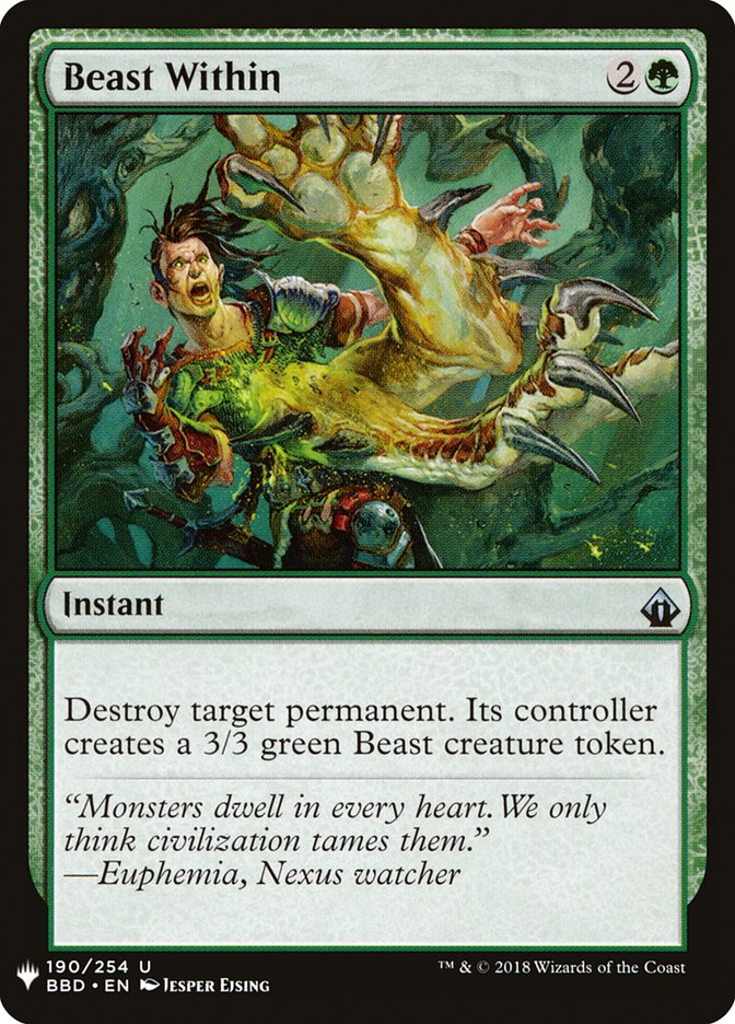 Beast Within [Mystery Booster] | Dragon's Lair Comics and Fantasy Houston TX