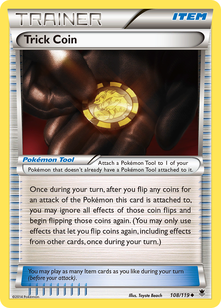 Trick Coin (108/119) [XY: Phantom Forces] | Dragon's Lair Comics and Fantasy Houston TX