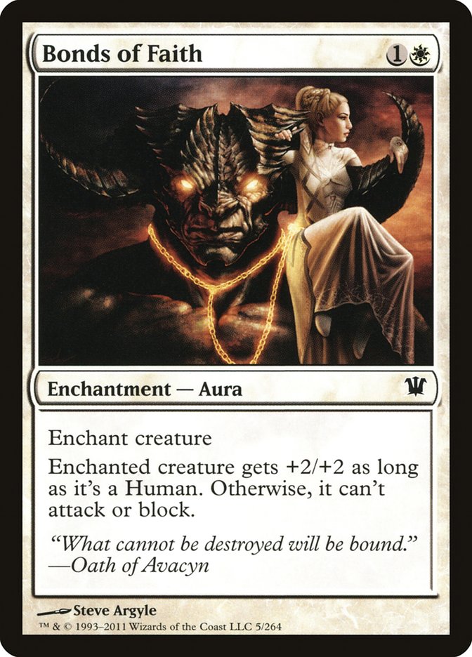 Bonds of Faith [Innistrad] | Dragon's Lair Comics and Fantasy Houston TX
