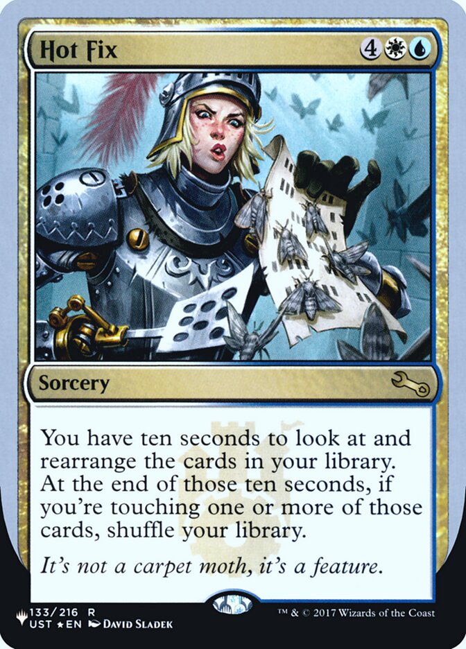 Hot Fix (Unfinity Foil Edition) [The List] | Dragon's Lair Comics and Fantasy Houston TX