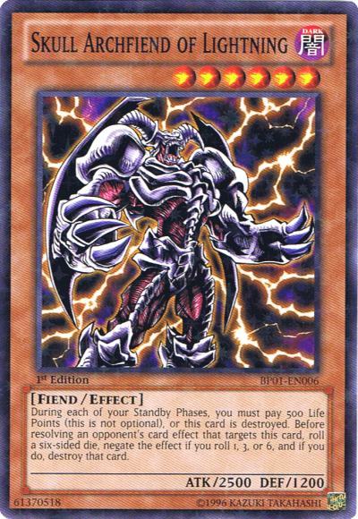 Skull Archfiend of Lightning [BP01-EN006] Starfoil Rare | Dragon's Lair Comics and Fantasy Houston TX