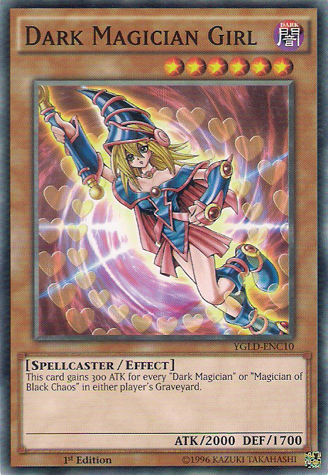 Dark Magician Girl [YGLD-ENC10] Common | Dragon's Lair Comics and Fantasy Houston TX