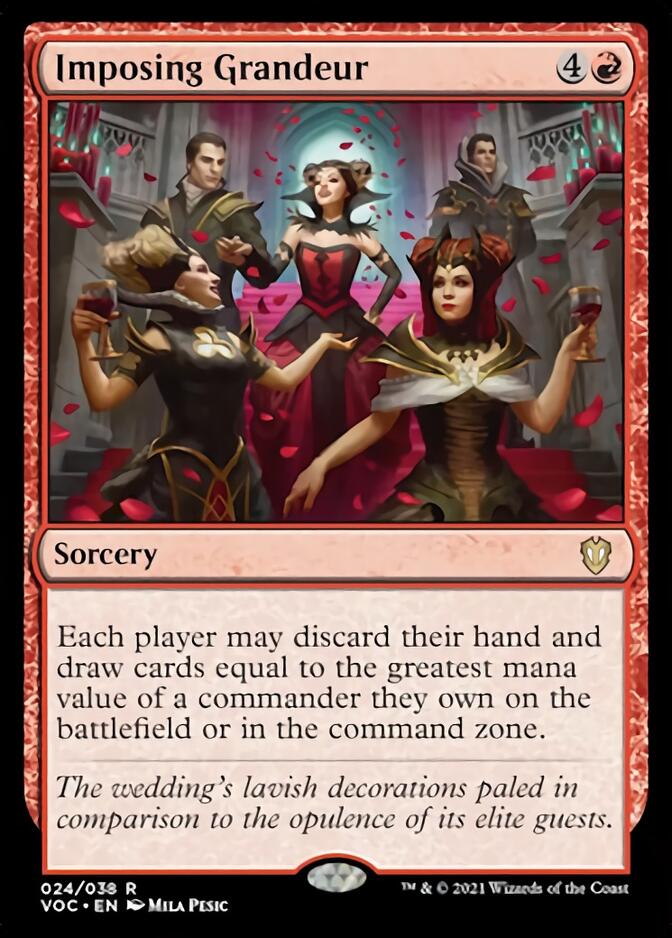 Imposing Grandeur [Innistrad: Crimson Vow Commander] | Dragon's Lair Comics and Fantasy Houston TX
