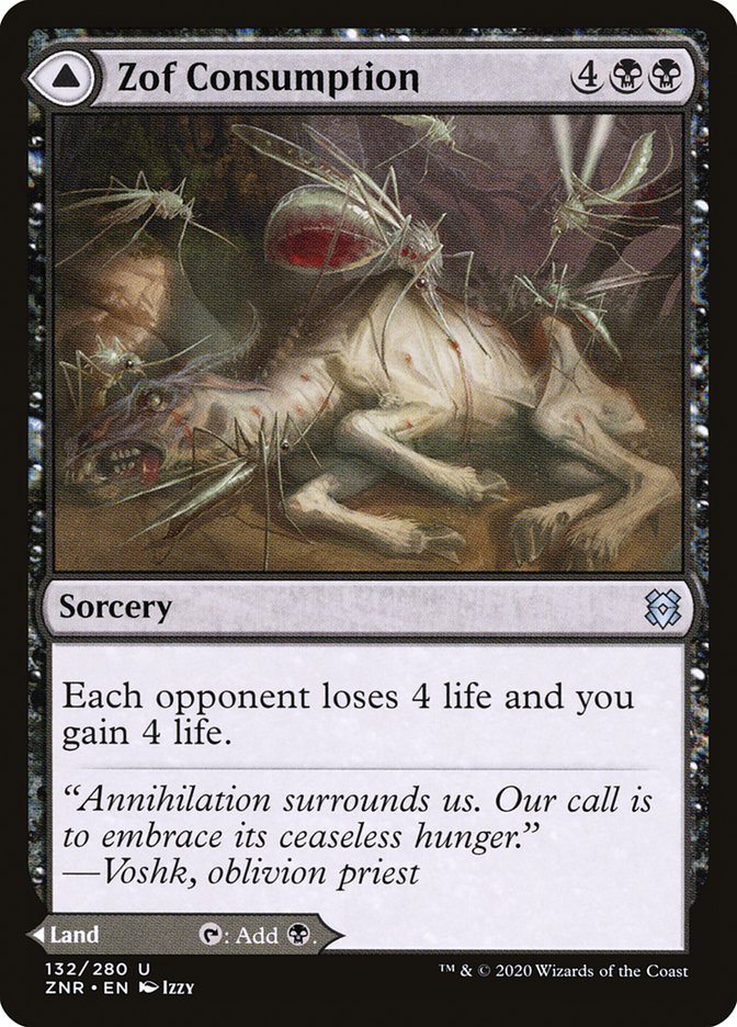 Zof Consumption // Zof Bloodbog [Zendikar Rising] | Dragon's Lair Comics and Fantasy Houston TX