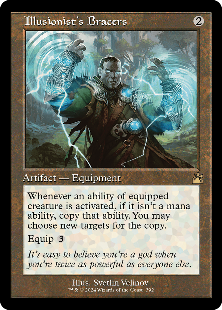 Illusionist's Bracers (Retro Frame) [Ravnica Remastered] | Dragon's Lair Comics and Fantasy Houston TX