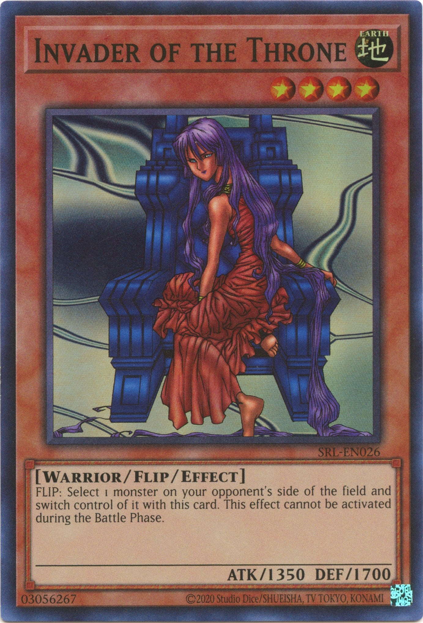 Invader of the Throne (25th Anniversary) [SRL-EN026] Super Rare | Dragon's Lair Comics and Fantasy Houston TX