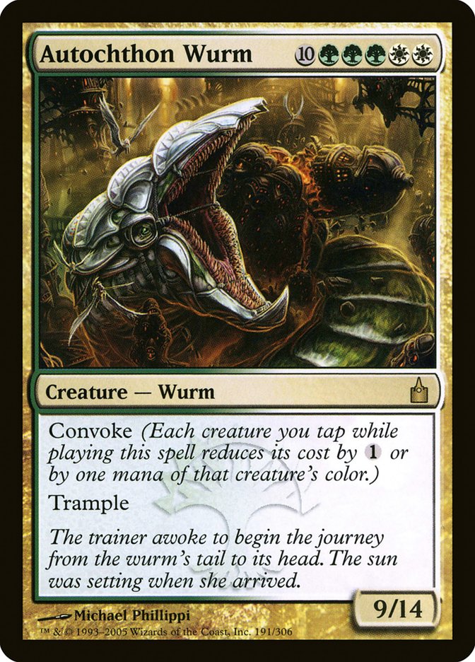 Autochthon Wurm [Ravnica: City of Guilds] | Dragon's Lair Comics and Fantasy Houston TX