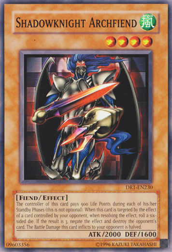 Shadowknight Archfiend [DR1-EN230] Common | Dragon's Lair Comics and Fantasy Houston TX
