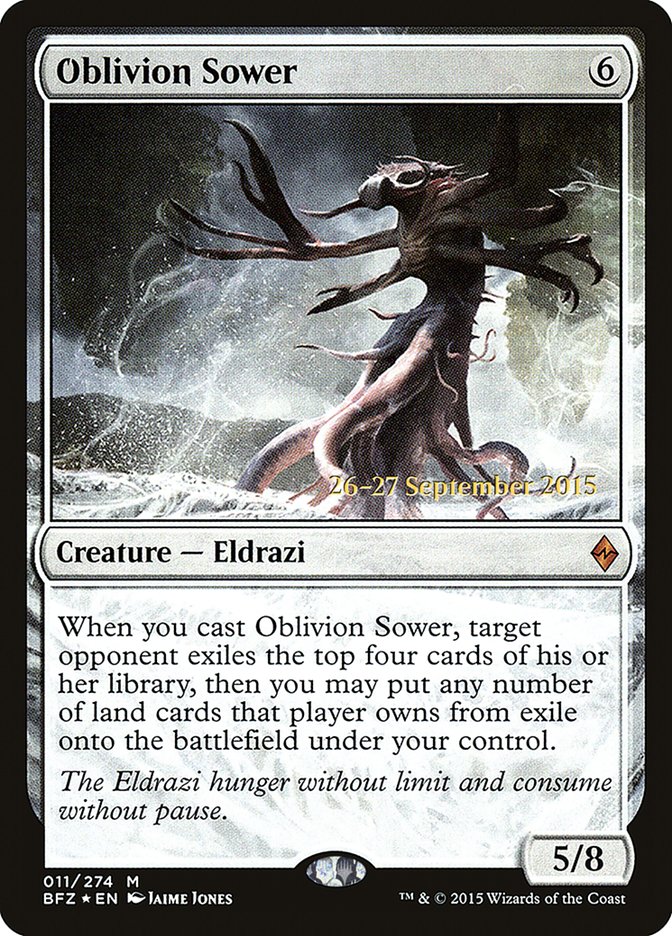 Oblivion Sower [Battle for Zendikar Prerelease Promos] | Dragon's Lair Comics and Fantasy Houston TX
