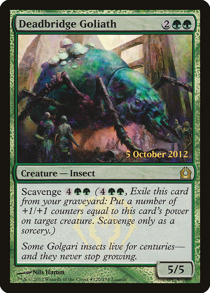 Deadbridge Goliath [Return to Ravnica Prerelease Promos] | Dragon's Lair Comics and Fantasy Houston TX