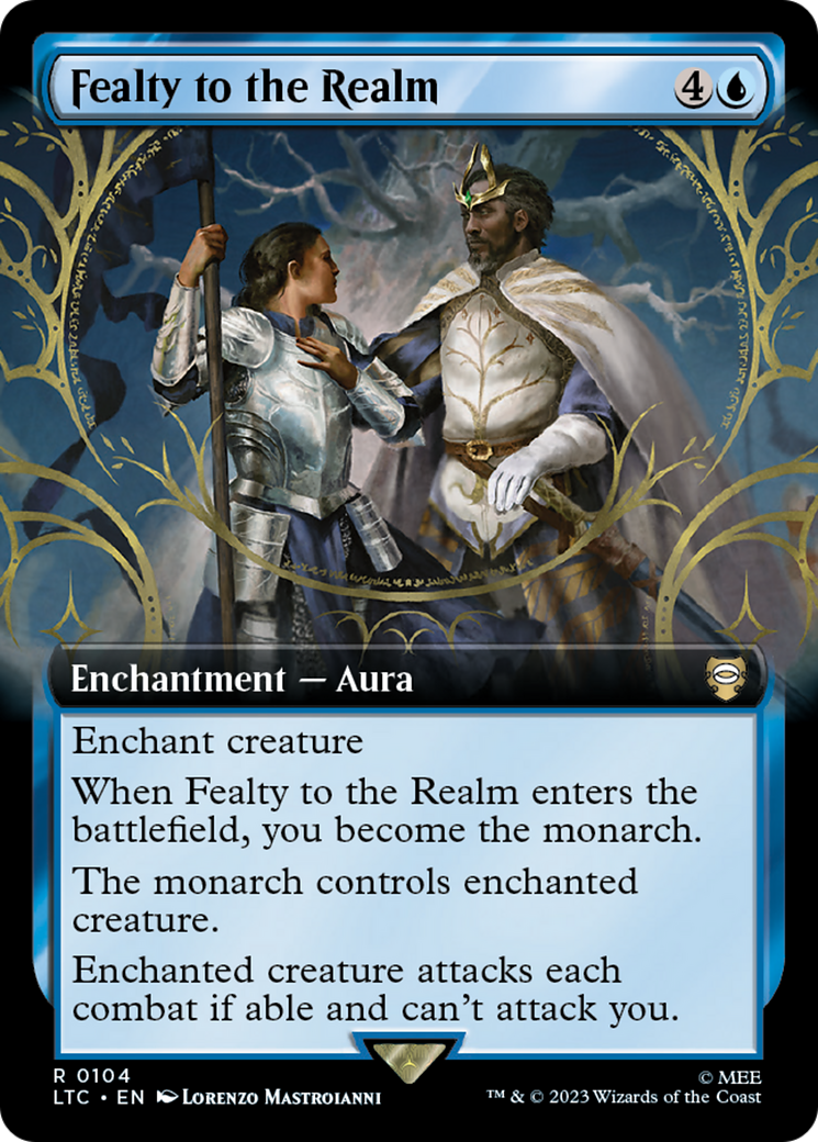 Fealty to the Realm (Extended Art) [The Lord of the Rings: Tales of Middle-Earth Commander] | Dragon's Lair Comics and Fantasy Houston TX