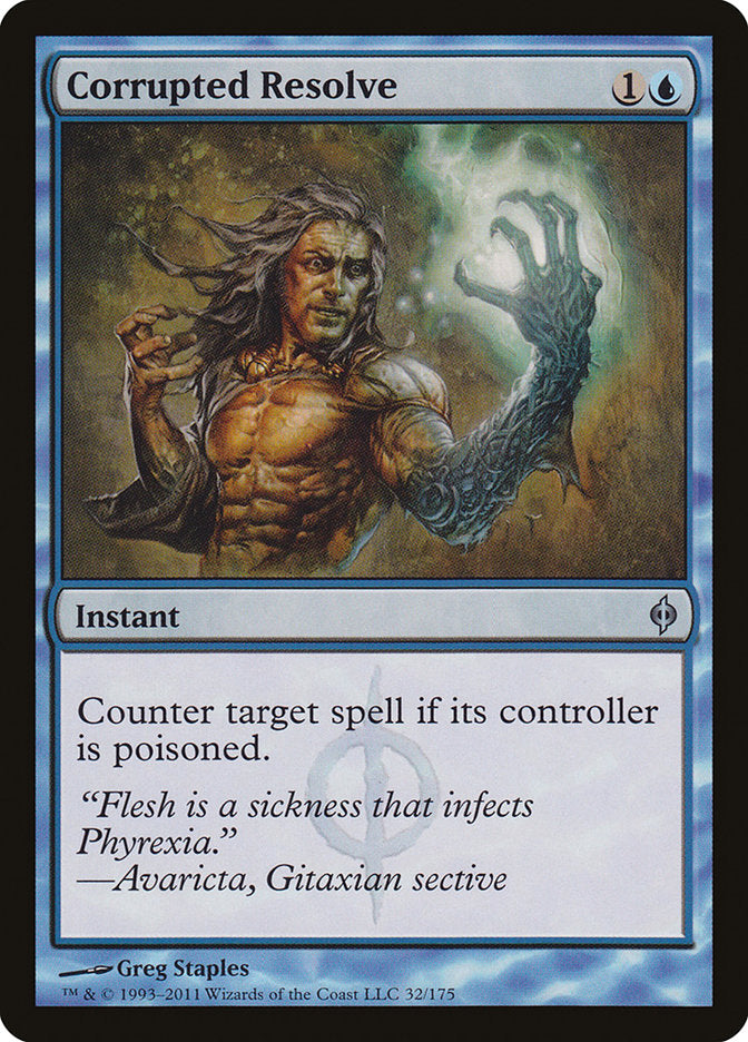 Corrupted Resolve [New Phyrexia] | Dragon's Lair Comics and Fantasy Houston TX
