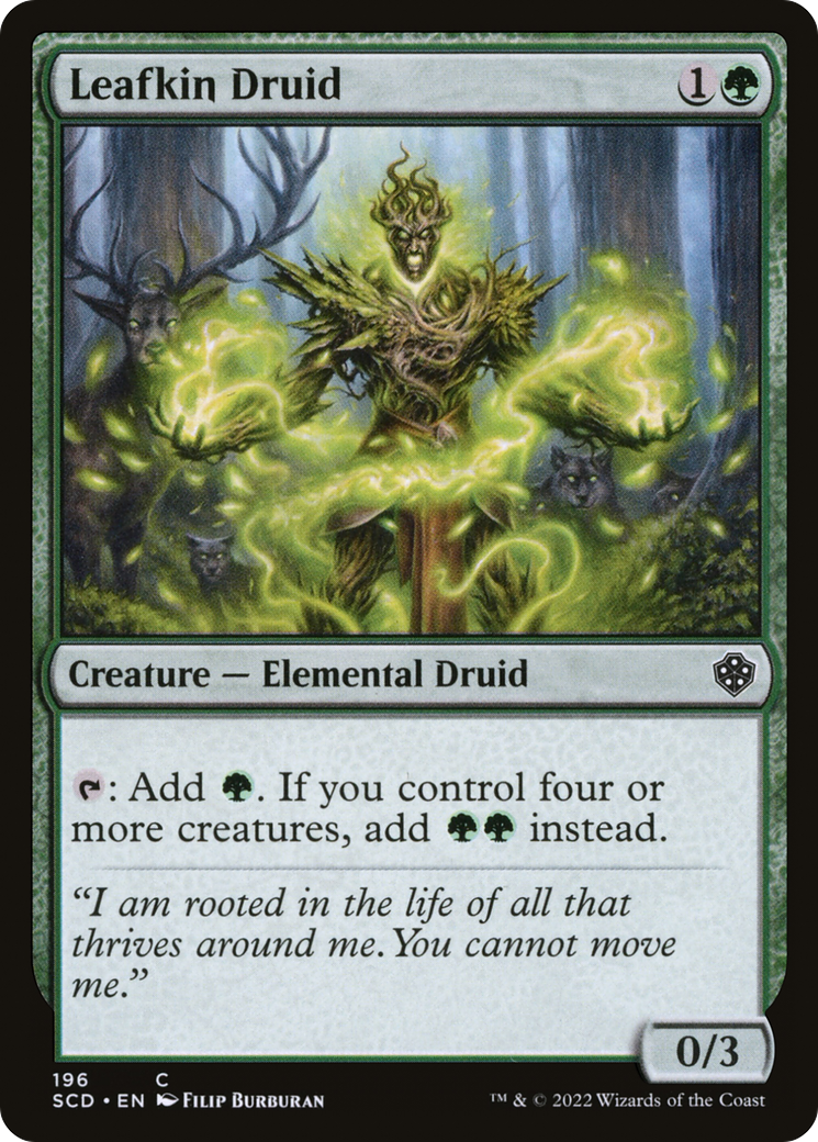 Leafkin Druid [Starter Commander Decks] | Dragon's Lair Comics and Fantasy Houston TX