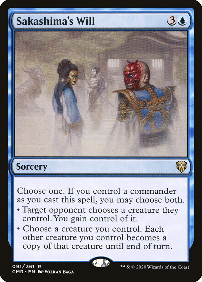 Sakashima's Will [Commander Legends] | Dragon's Lair Comics and Fantasy Houston TX