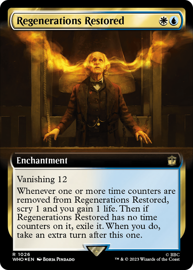 Regenerations Restored (Extended Art) (Surge Foil) [Doctor Who] | Dragon's Lair Comics and Fantasy Houston TX