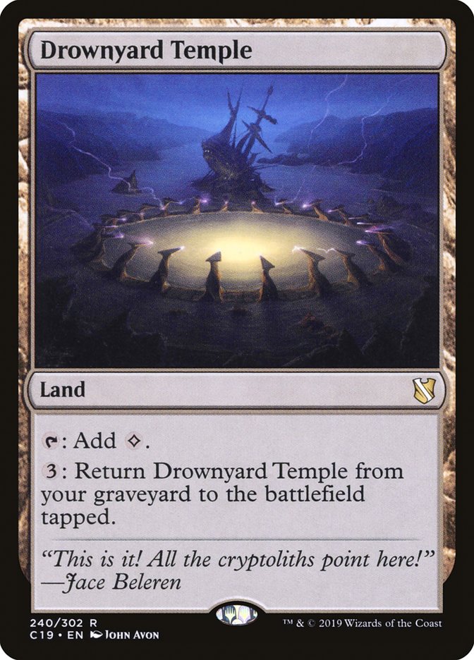 Drownyard Temple [Commander 2019] | Dragon's Lair Comics and Fantasy Houston TX