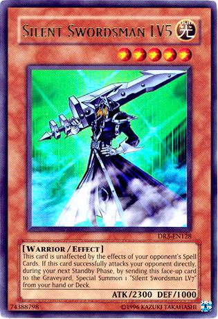 Silent Swordsman LV5 [DR3-EN128] Ultra Rare | Dragon's Lair Comics and Fantasy Houston TX