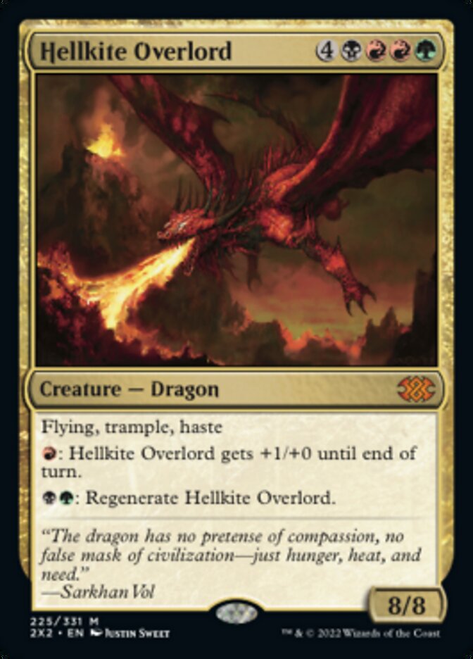 Hellkite Overlord [Double Masters 2022] | Dragon's Lair Comics and Fantasy Houston TX
