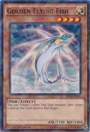 Golden Flying Fish [BP03-EN040] Shatterfoil Rare | Dragon's Lair Comics and Fantasy Houston TX
