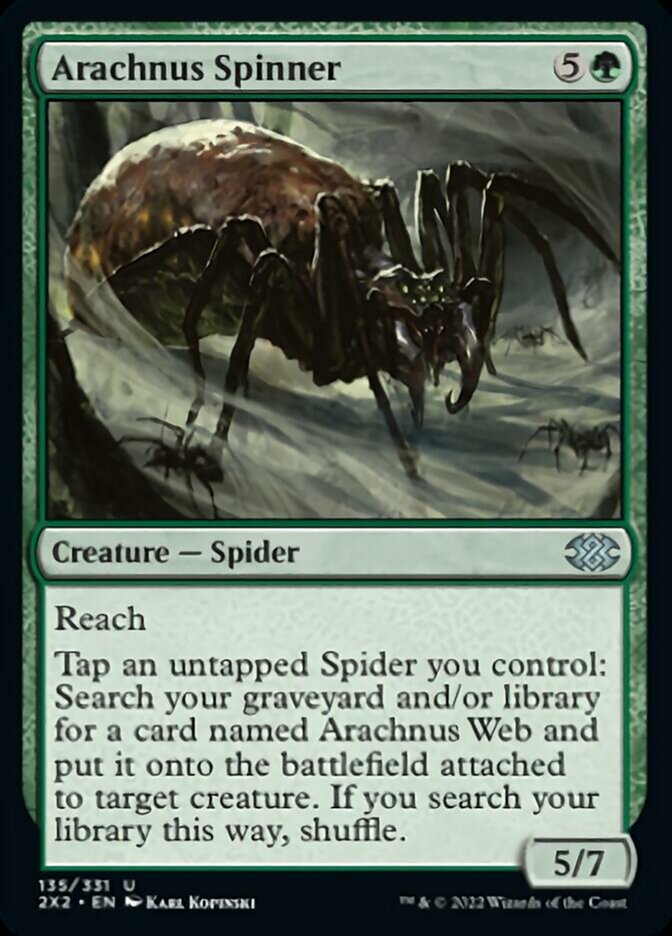 Arachnus Spinner [Double Masters 2022] | Dragon's Lair Comics and Fantasy Houston TX