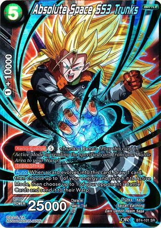 Absolute Space SS3 Trunks (BT4-101) [Colossal Warfare] | Dragon's Lair Comics and Fantasy Houston TX
