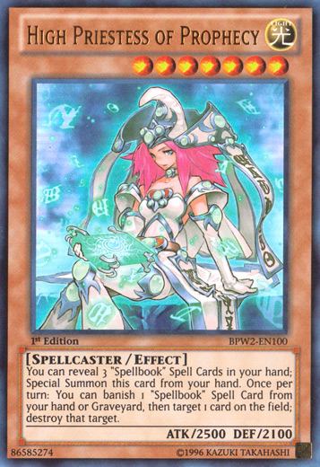 High Priestess of Prophecy [BPW2-EN100] Ultra Rare | Dragon's Lair Comics and Fantasy Houston TX