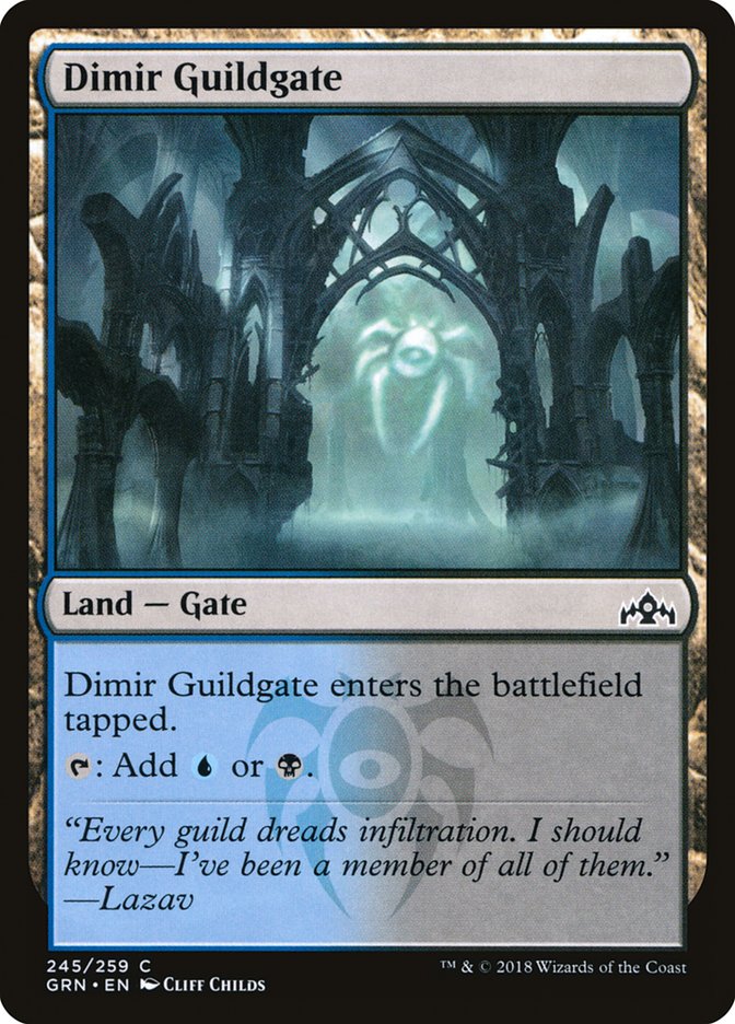 Dimir Guildgate (245/259) [Guilds of Ravnica] | Dragon's Lair Comics and Fantasy Houston TX