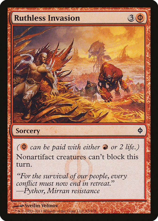 Ruthless Invasion [New Phyrexia] | Dragon's Lair Comics and Fantasy Houston TX
