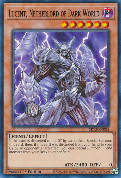 Lucent, Netherlord of Dark World [SR13-EN005] Common | Dragon's Lair Comics and Fantasy Houston TX