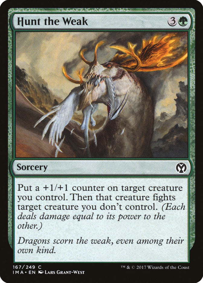 Hunt the Weak [Iconic Masters] | Dragon's Lair Comics and Fantasy Houston TX