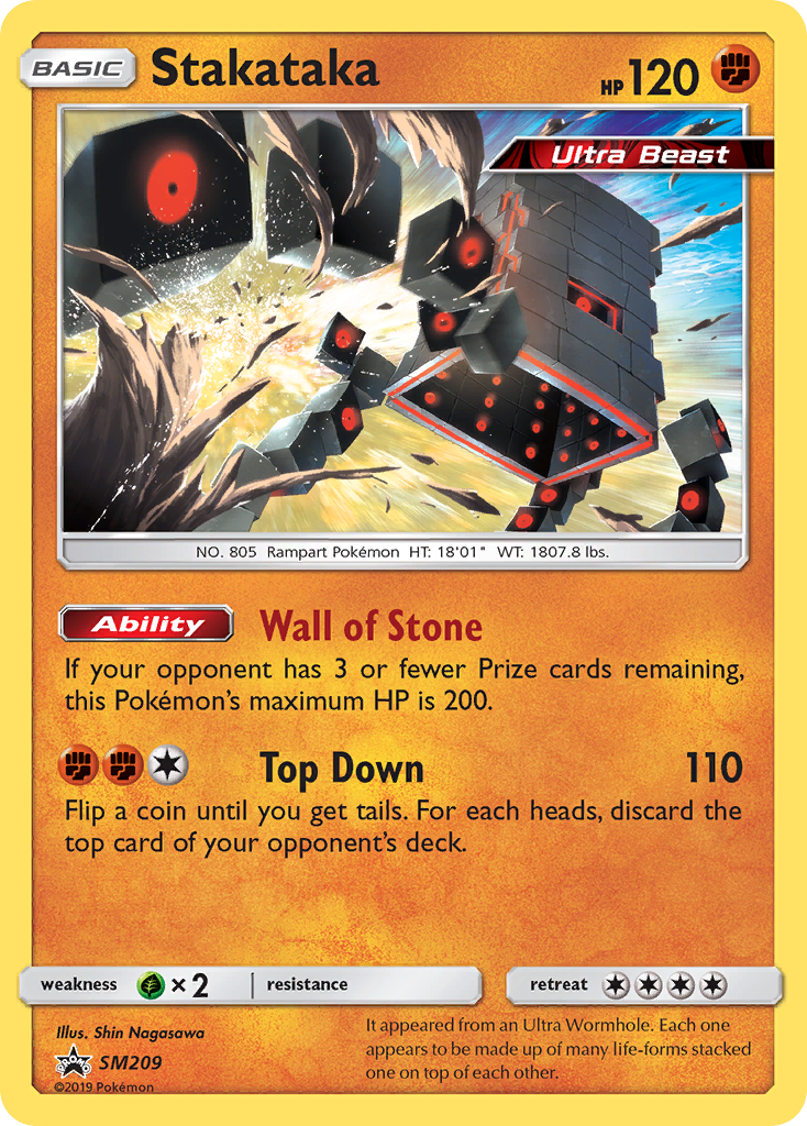 Stakataka (SM209) [Sun & Moon: Black Star Promos] | Dragon's Lair Comics and Fantasy Houston TX
