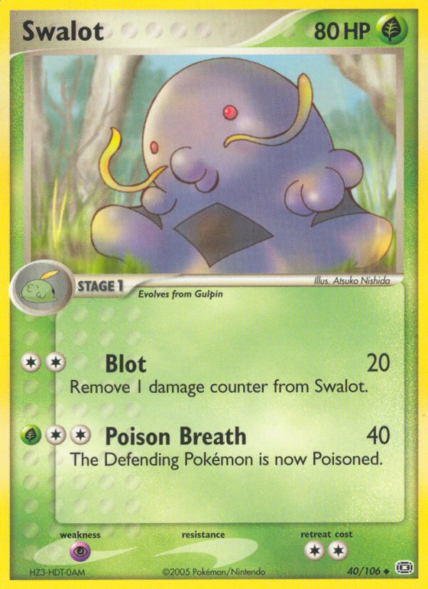 Swalot (40/106) [EX: Emerald] | Dragon's Lair Comics and Fantasy Houston TX