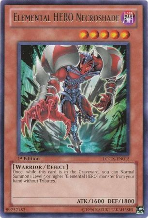 Elemental HERO Necroshade [LCGX-EN015] Rare | Dragon's Lair Comics and Fantasy Houston TX
