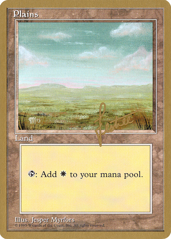 Plains (bl364) (Bertrand Lestree) [Pro Tour Collector Set] | Dragon's Lair Comics and Fantasy Houston TX