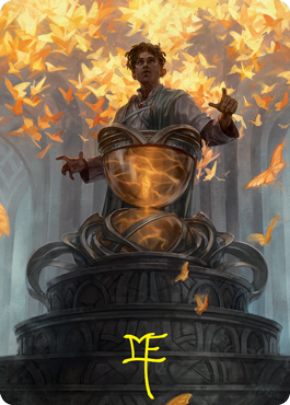 Introduction to Prophecy Art Card (Gold-Stamped Signature) [Strixhaven: School of Mages Art Series] | Dragon's Lair Comics and Fantasy Houston TX