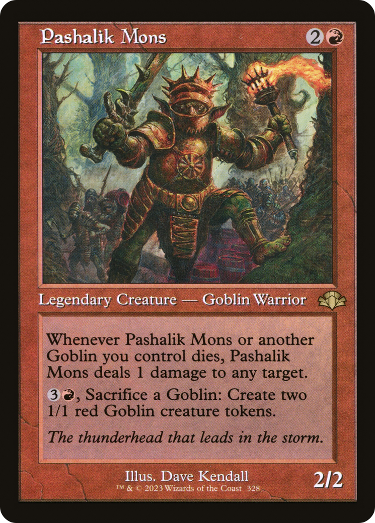 Pashalik Mons (Retro) [Dominaria Remastered] | Dragon's Lair Comics and Fantasy Houston TX