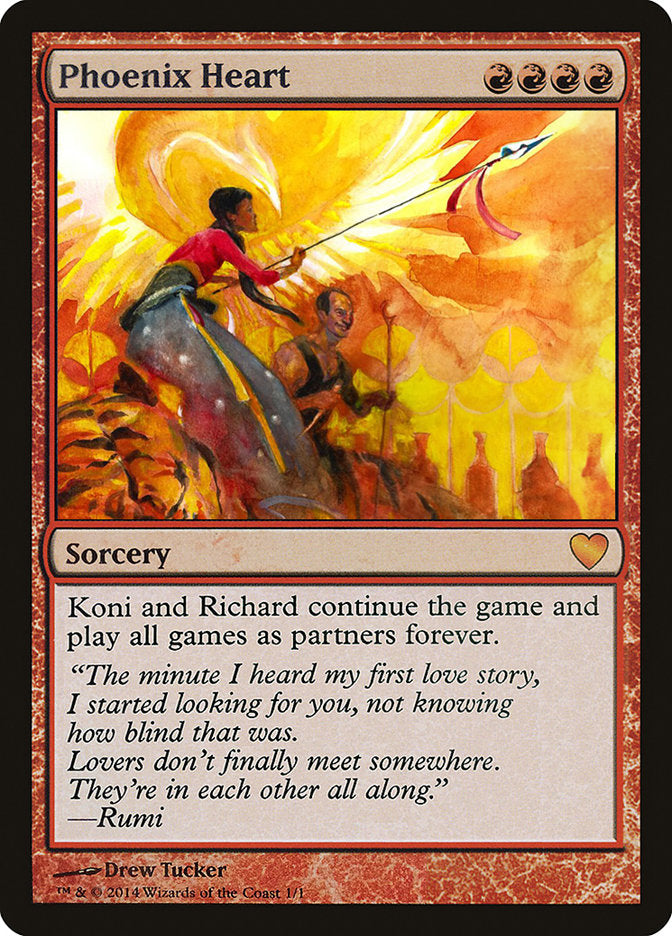 Phoenix Heart [Celebration Cards] | Dragon's Lair Comics and Fantasy Houston TX