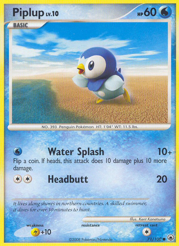 Piplup (71/100) [Diamond & Pearl: Majestic Dawn] | Dragon's Lair Comics and Fantasy Houston TX