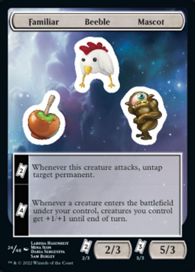 Familiar Beeble Mascot [Unfinity Stickers] | Dragon's Lair Comics and Fantasy Houston TX