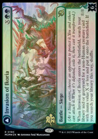 Invasion of Ikoria // Zilortha, Apex of Ikoria [March of the Machine Prerelease Promos] | Dragon's Lair Comics and Fantasy Houston TX