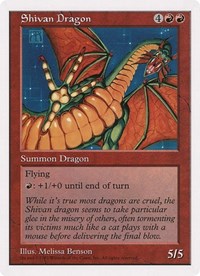 Shivan Dragon (Oversized) [Oversize Cards] | Dragon's Lair Comics and Fantasy Houston TX