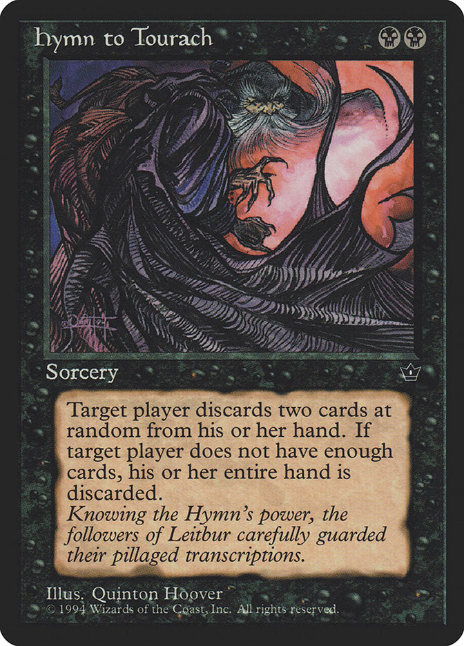 Hymn to Tourach (Quinton Hoover) [Fallen Empires] | Dragon's Lair Comics and Fantasy Houston TX